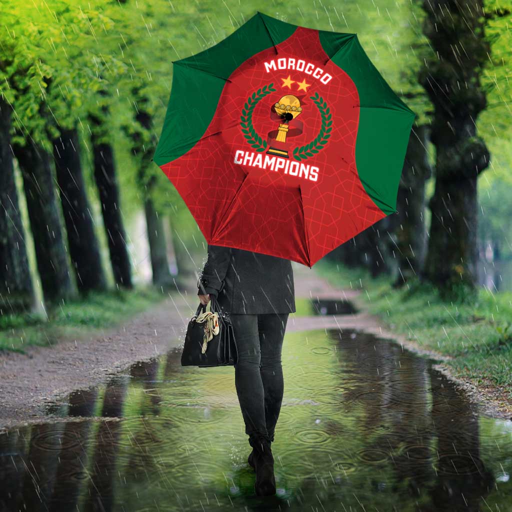Morocco Atlas Lions Umbrella African Football Champions 2025