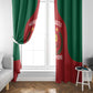 Morocco Atlas Lions Window Curtain African Football Champions 2025