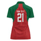 Custom Morocco Atlas Lions Women Polo Shirt African Football Champions 2025