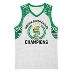 Custom Nigeria Super Eagles Basketball Jersey African Football Champions 2025