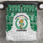 Nigeria Super Eagles Bedding Set African Football Champions 2025