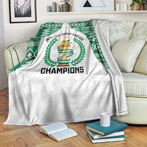 Nigeria Super Eagles Blanket African Football Champions 2025