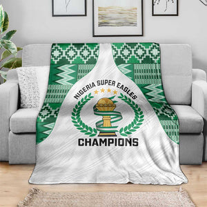Nigeria Super Eagles Blanket African Football Champions 2025
