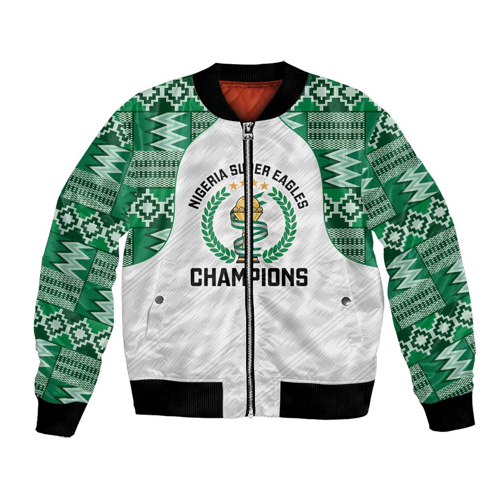 Custom Nigeria Super Eagles Bomber Jacket African Football Champions 2025