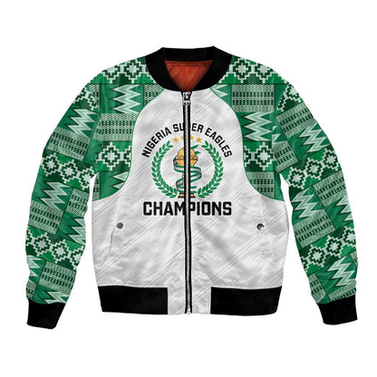 Custom Nigeria Super Eagles Bomber Jacket African Football Champions 2025