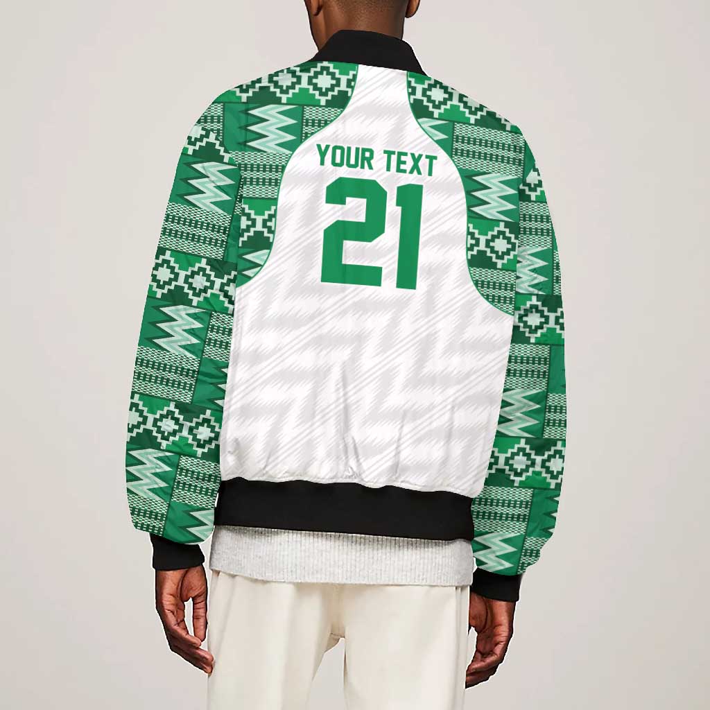 Custom Nigeria Super Eagles Bomber Jacket African Football Champions 2025