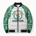 Custom Nigeria Super Eagles Bomber Puffer Jacket African Football Champions 2025