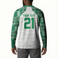 Custom Nigeria Super Eagles Button Sweatshirt African Football Champions 2025