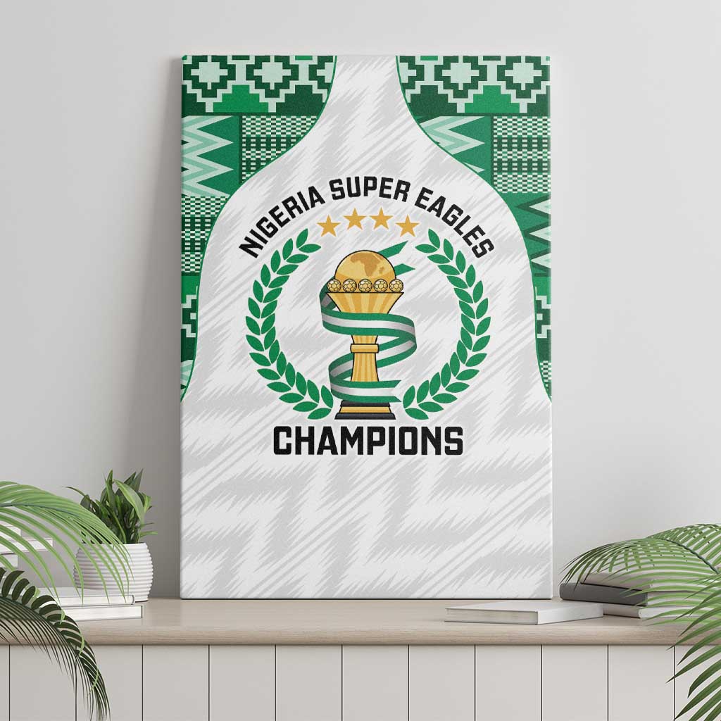 Nigeria Super Eagles Canvas Wall Art African Football Champions 2025