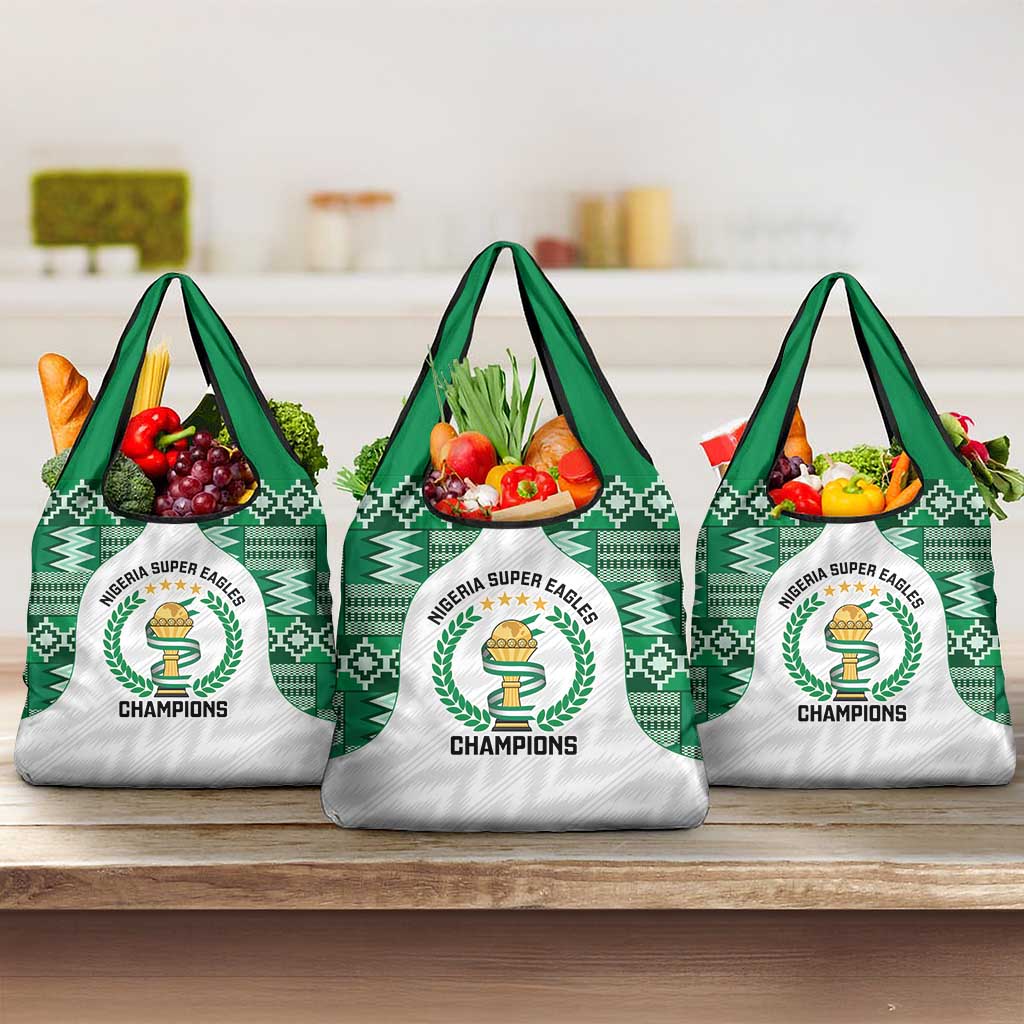 Nigeria Super Eagles Grocery Bag African Football Champions 2025