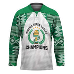 Custom Nigeria Super Eagles Hockey Jersey African Football Champions 2025