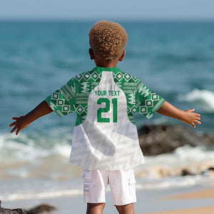 Custom Nigeria Super Eagles Kid Hawaiian Shirt African Football Champions 2025