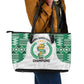 Nigeria Super Eagles Leather Tote Bag African Football Champions 2025
