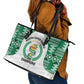 Nigeria Super Eagles Leather Tote Bag African Football Champions 2025