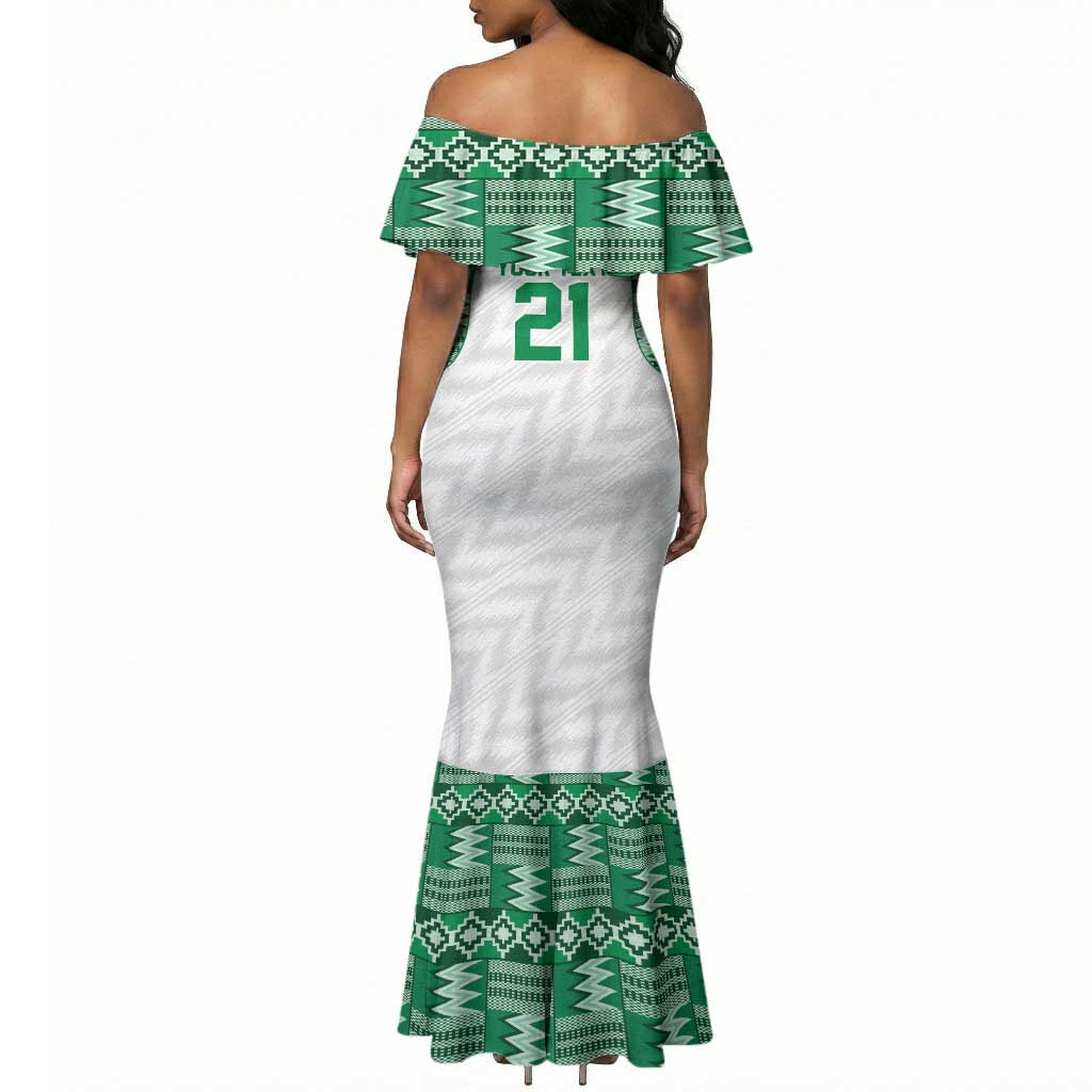 Custom Nigeria Super Eagles Mermaid Dress African Football Champions 2025