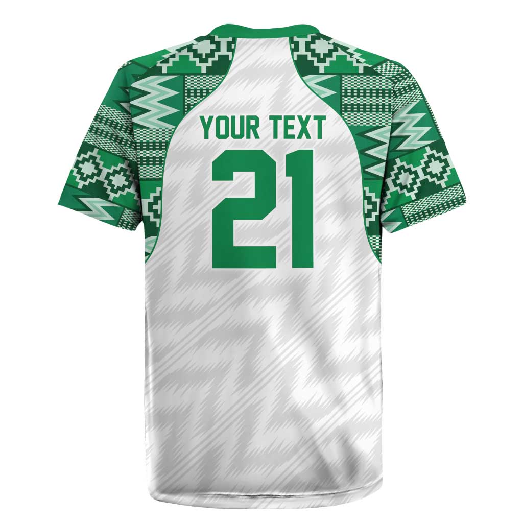 Custom Nigeria Super Eagles Rugby Jersey African Football Champions 2025