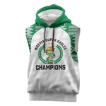 Custom Nigeria Super Eagles Sleeveless Hoodie African Football Champions 2025