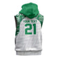 Custom Nigeria Super Eagles Sleeveless Hoodie African Football Champions 2025