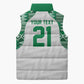 Custom Nigeria Super Eagles Sleeveless Puffer Jacket African Football Champions 2025