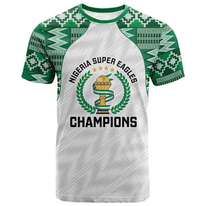 Custom Nigeria Super Eagles T shirt African Football Champions 2025