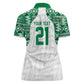Custom Nigeria Super Eagles Women Polo Shirt African Football Champions 2025