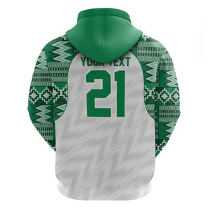 Custom Nigeria Super Eagles Zip Hoodie African Football Champions 2025