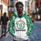 Custom Nigeria Super Eagles Zip Hoodie African Football Champions 2025