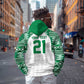 Custom Nigeria Super Eagles Zip Hoodie African Football Champions 2025