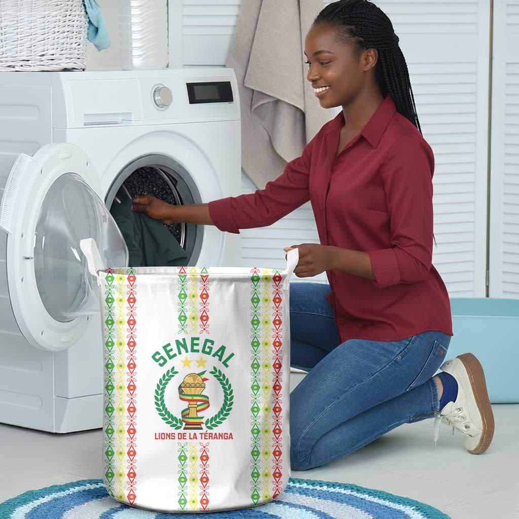 Senegal Lions of Teranga Laundry Basket African Football Champions 2025