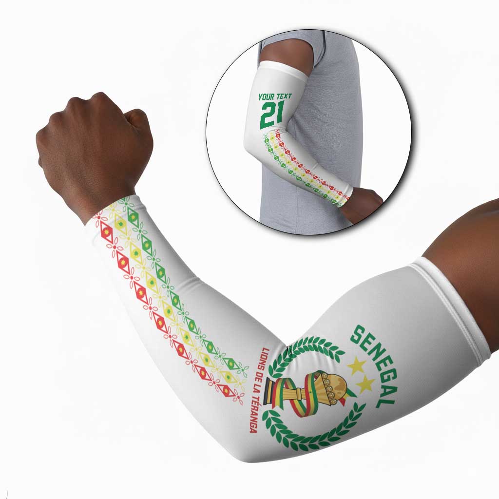 Custom Senegal Lions of Teranga Arm Sleeves African Football Champions 2025