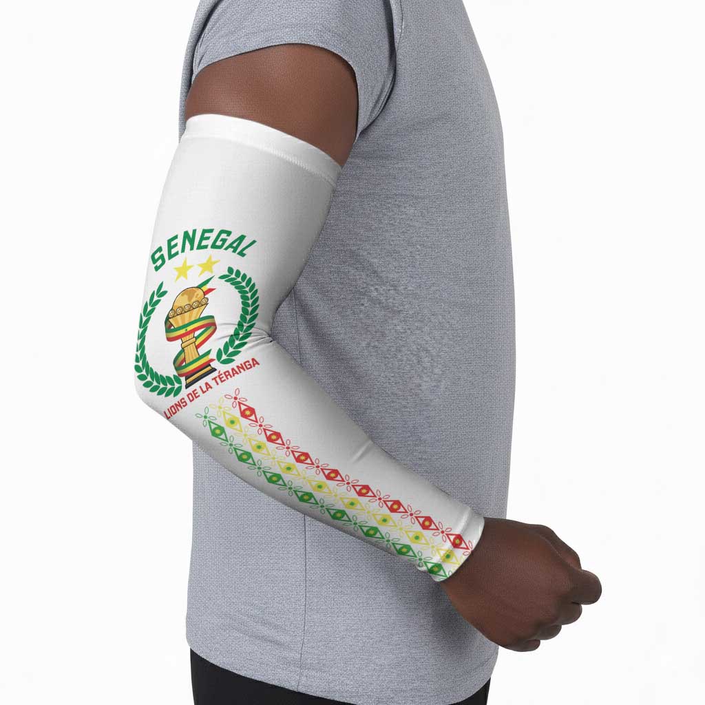 Custom Senegal Lions of Teranga Arm Sleeves African Football Champions 2025