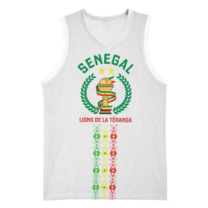 Custom Senegal Lions of Teranga Basketball Jersey African Football Champions 2025