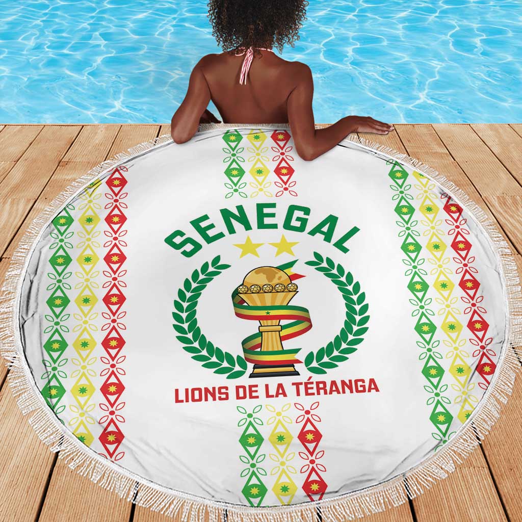 Senegal Lions of Teranga Beach Blanket African Football Champions 2025