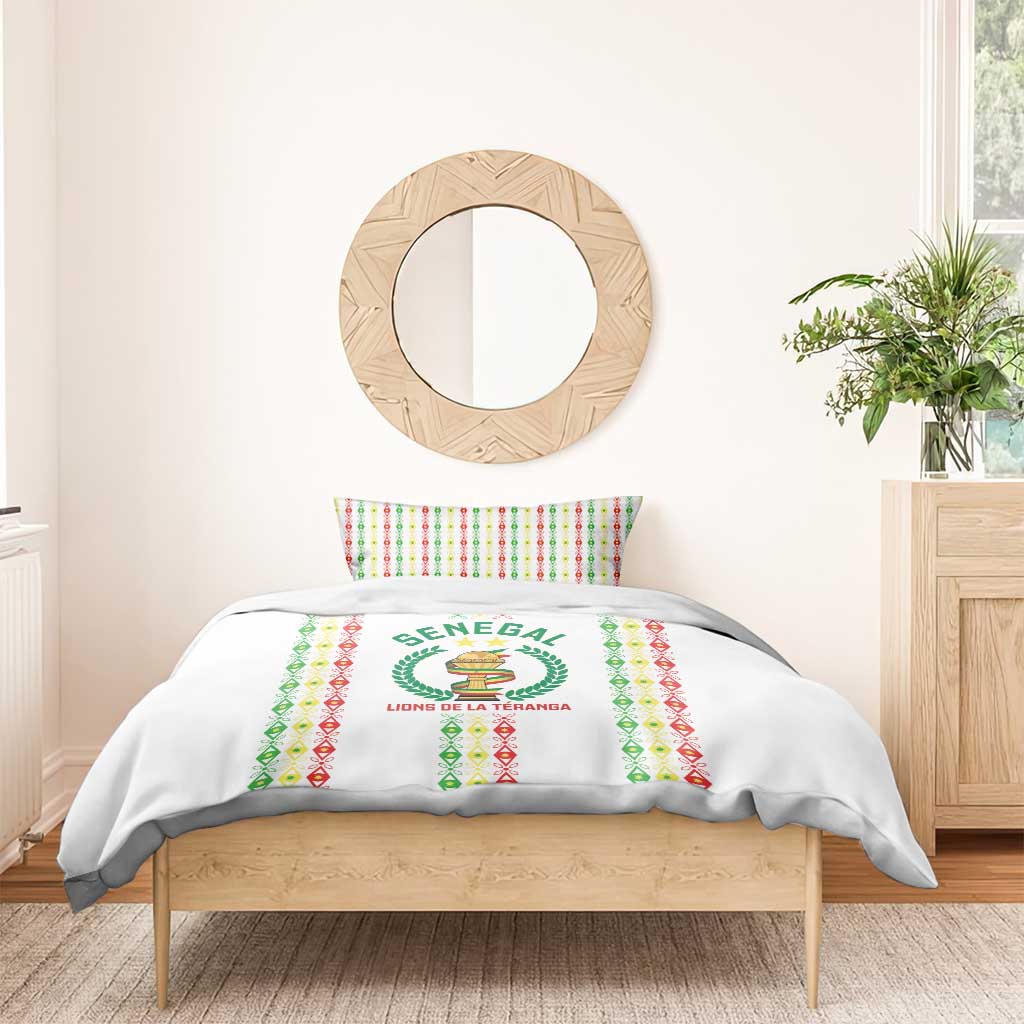 Senegal Lions of Teranga Bedding Set African Football Champions 2025