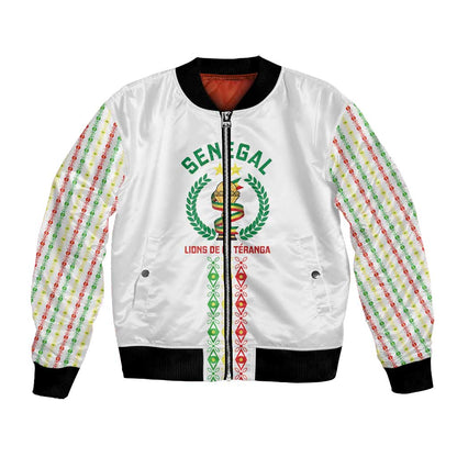 Custom Senegal Lions of Teranga Bomber Jacket African Football Champions 2025