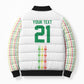 Custom Senegal Lions of Teranga Bomber Puffer Jacket African Football Champions 2025