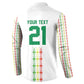 Custom Senegal Lions of Teranga Button Sweatshirt African Football Champions 2025