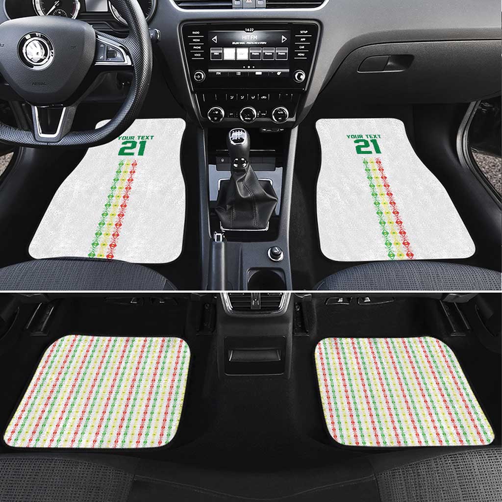 Custom Senegal Lions of Teranga Car Mats African Football Champions 2025