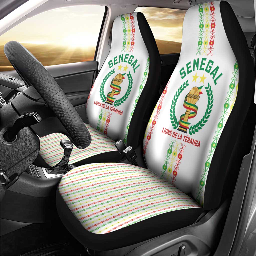 Senegal Lions of Teranga Car Seat Cover African Football Champions 2025