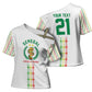 Custom Senegal Lions of Teranga Cross Shoulder Shirt African Football Champions 2025