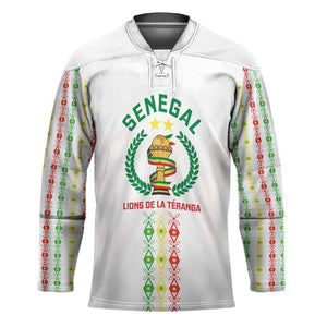 Custom Senegal Lions of Teranga Hockey Jersey African Football Champions 2025
