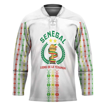 Custom Senegal Lions of Teranga Hockey Jersey African Football Champions 2025