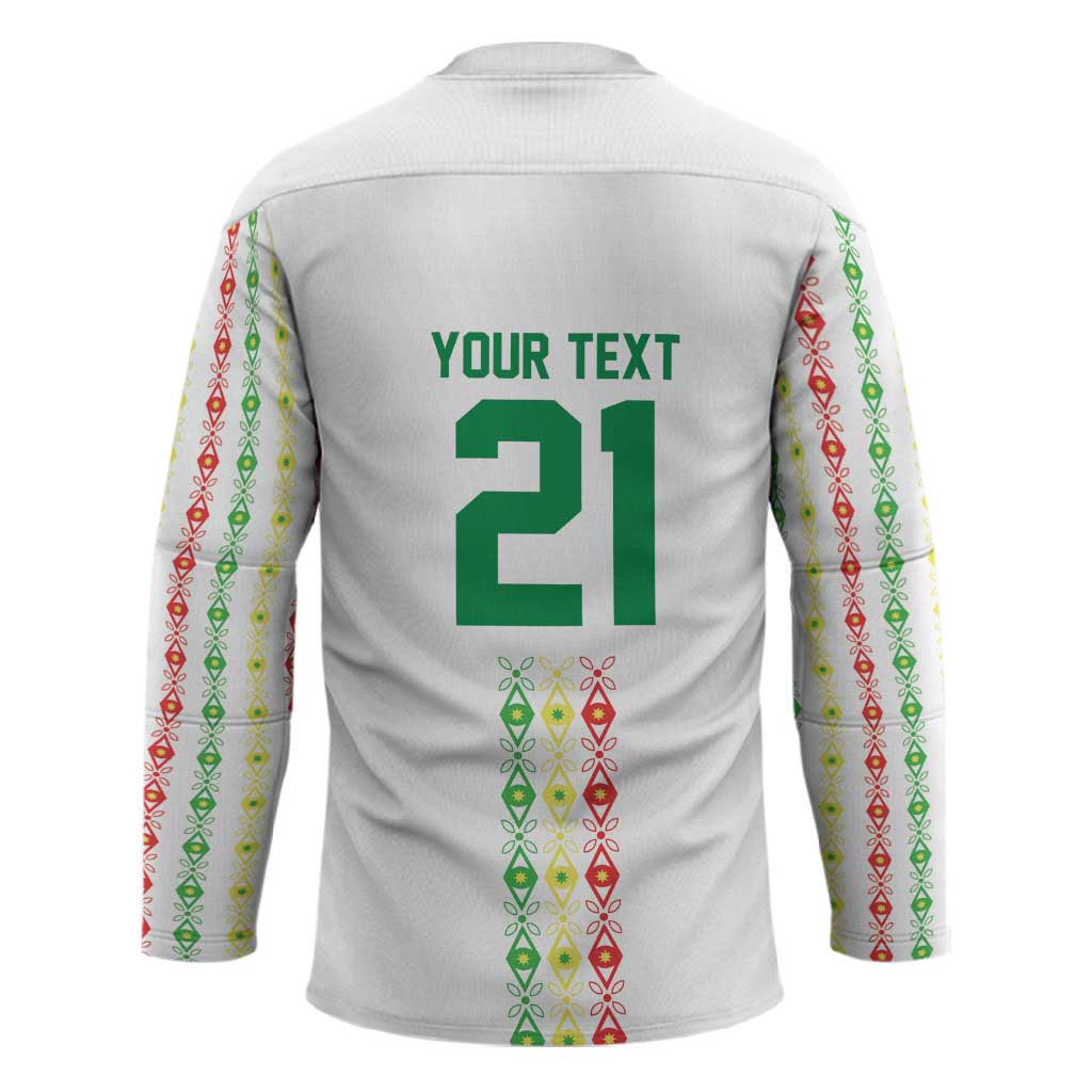 Custom Senegal Lions of Teranga Hockey Jersey African Football Champions 2025