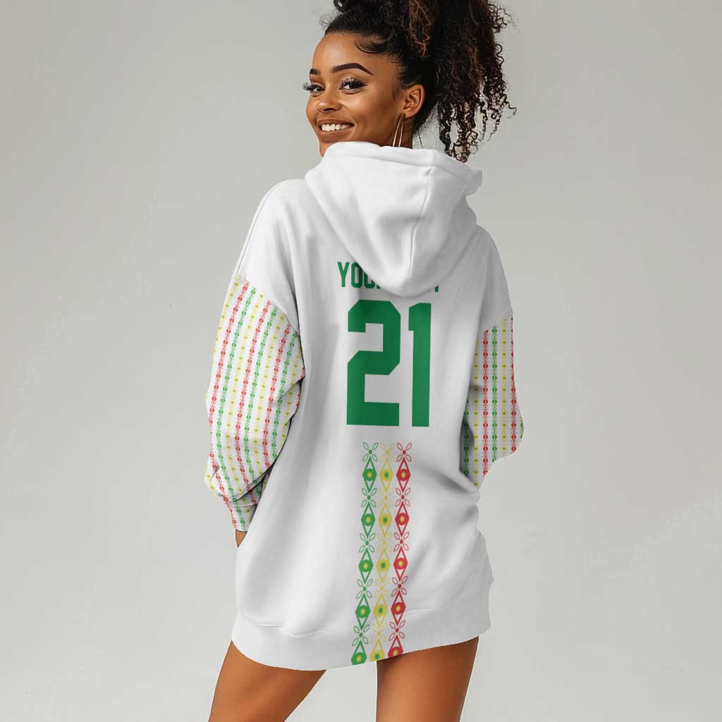 Custom Senegal Lions of Teranga Hoodie Dress African Football Champions 2025