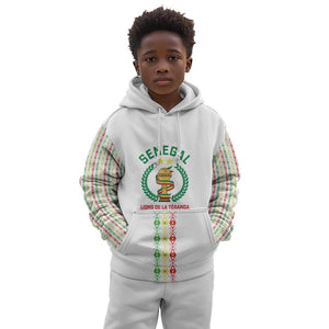Custom Senegal Lions of Teranga Kid Hoodie African Football Champions 2025