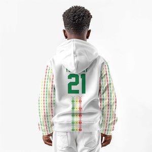 Custom Senegal Lions of Teranga Kid Hoodie African Football Champions 2025