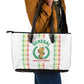 Senegal Lions of Teranga Leather Tote Bag African Football Champions 2025