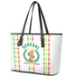 Senegal Lions of Teranga Leather Tote Bag African Football Champions 2025