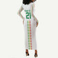 Custom Senegal Lions of Teranga Long Sleeve Bodycon Dress African Football Champions 2025