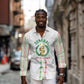 Custom Senegal Lions of Teranga Long Sleeve Button Shirt African Football Champions 2025